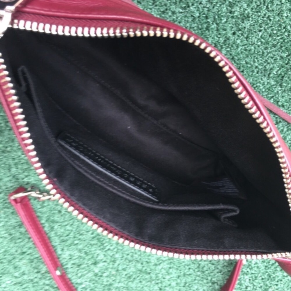 New Rebecca Minkoff Mini Mac Crossbody Bag Wine - Picture 8 of 12